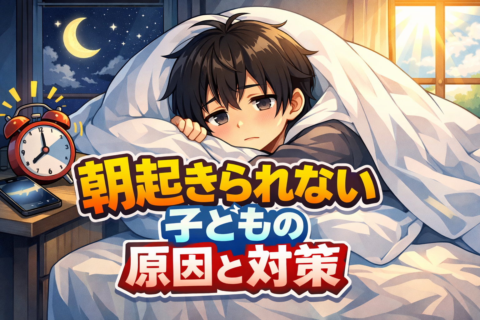 夜眠れないのも病気のせい!? ― 小児科専門医が解説する「睡眠相後退症候群」