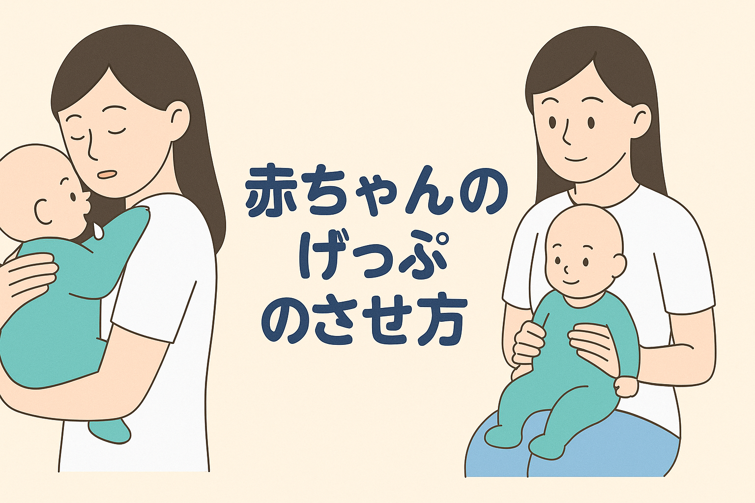 赤ちゃんのげっぷ、必ず出さないとダメ？―小児科専門医がやさしく解説