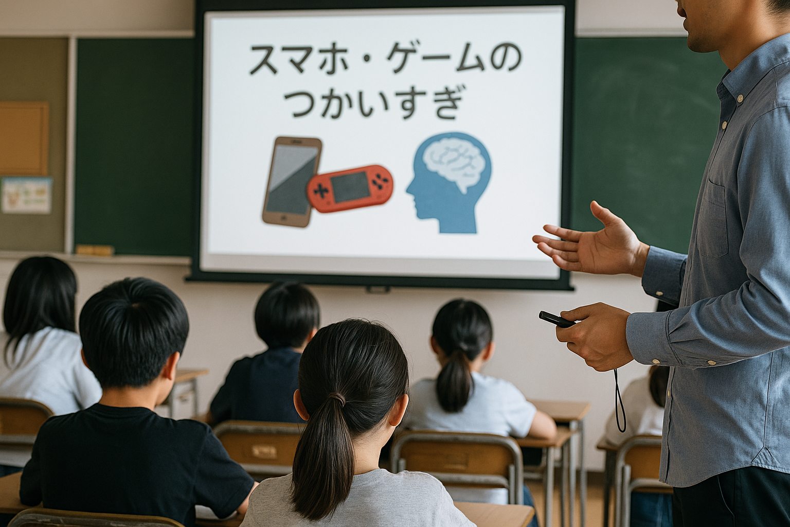 小学校でスマホと睡眠についての講義をしてきました