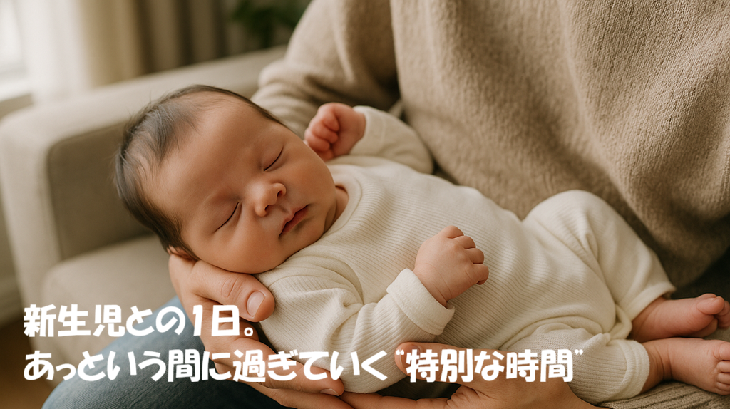 新生児との1日。あっという間に過ぎていく“特別な時間”