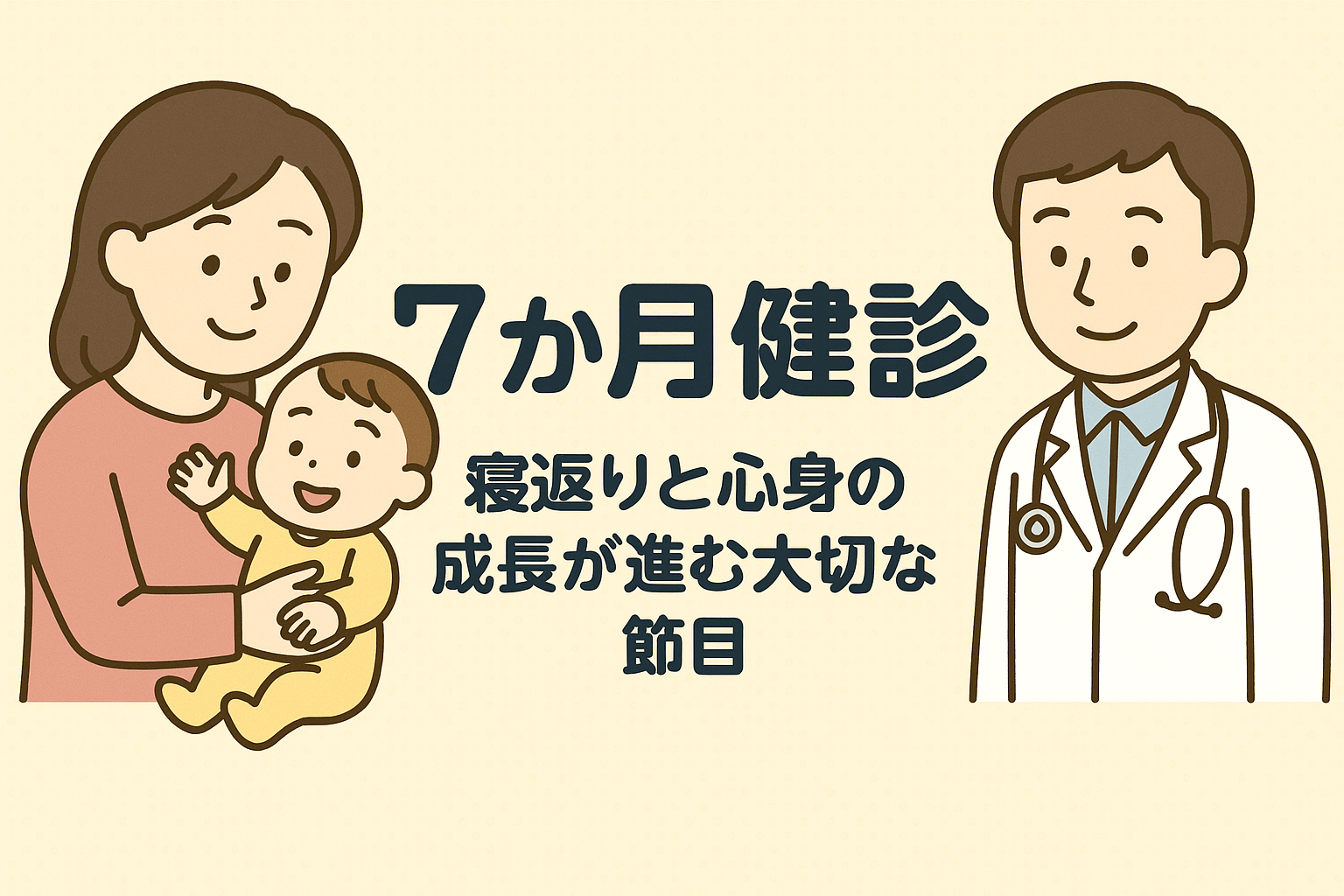 7か月健診 ― 離乳食が本格化し、体と心の発達が大きく進む節目