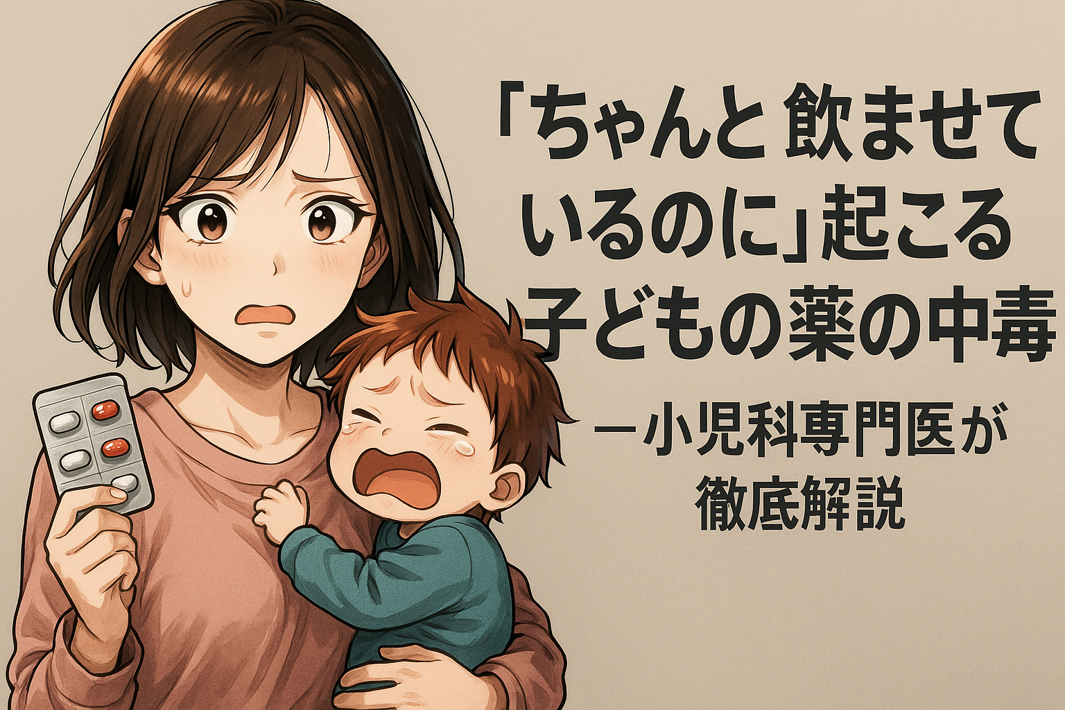 『ちゃんと飲ませているのに』起こる子どもの薬の中毒― 小児科専門医が徹底解説