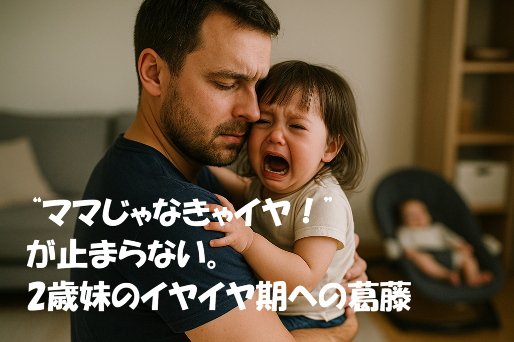 “ママじゃなきゃイヤ！”が止まらない。2歳妹のイヤイヤ期への葛藤
