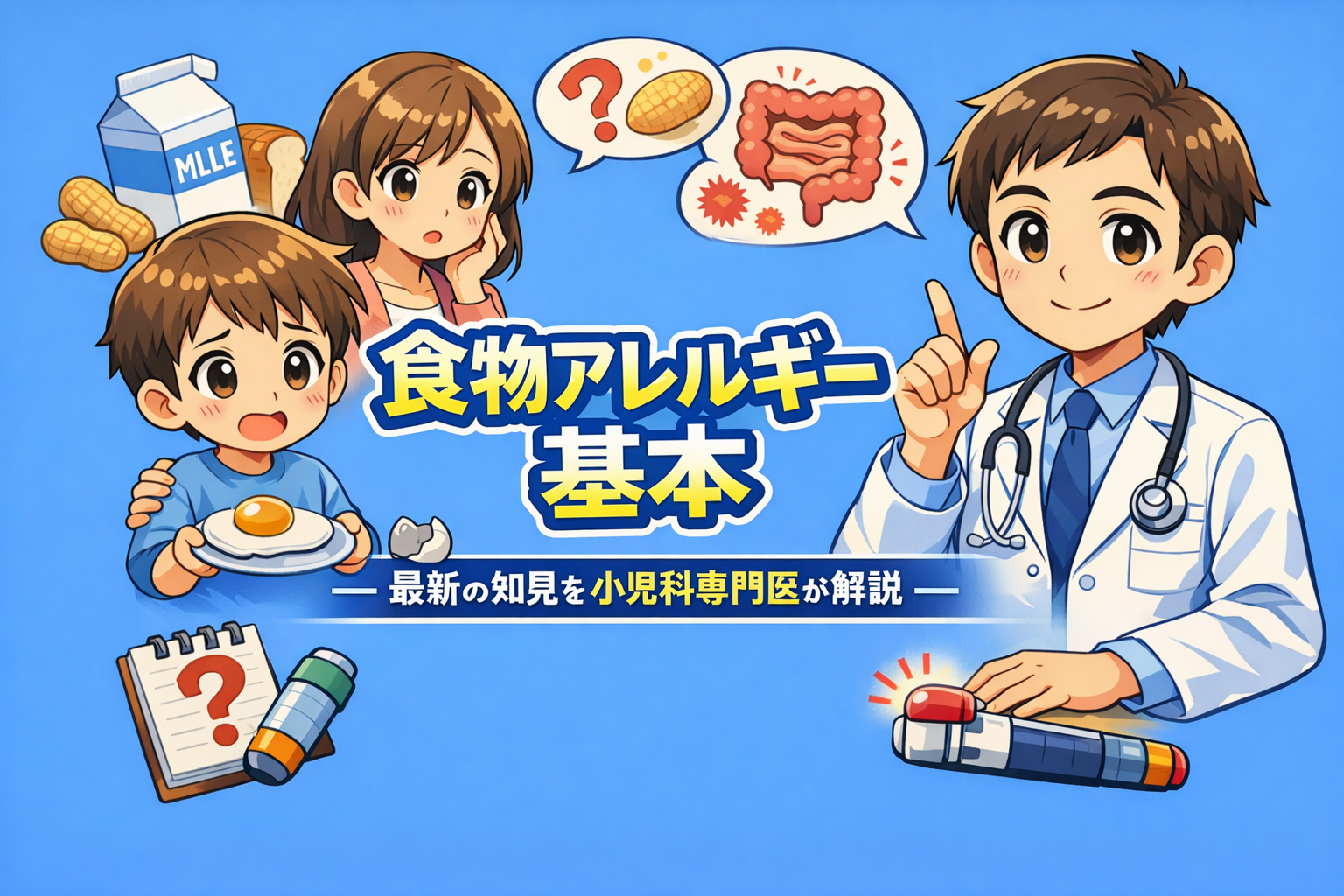 食物アレルギーの基本― 最新の知見を小児科専門医が解説