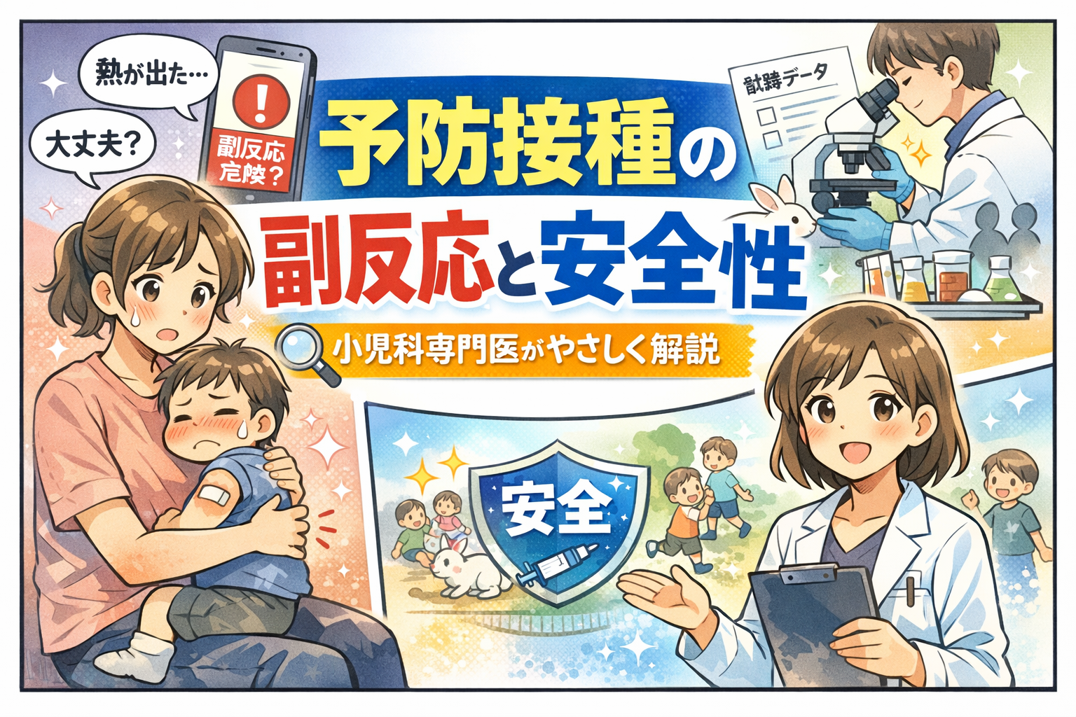 予防接種の副反応と安全性― 知っておくと安心できる大切なポイントを小児科専門医が解