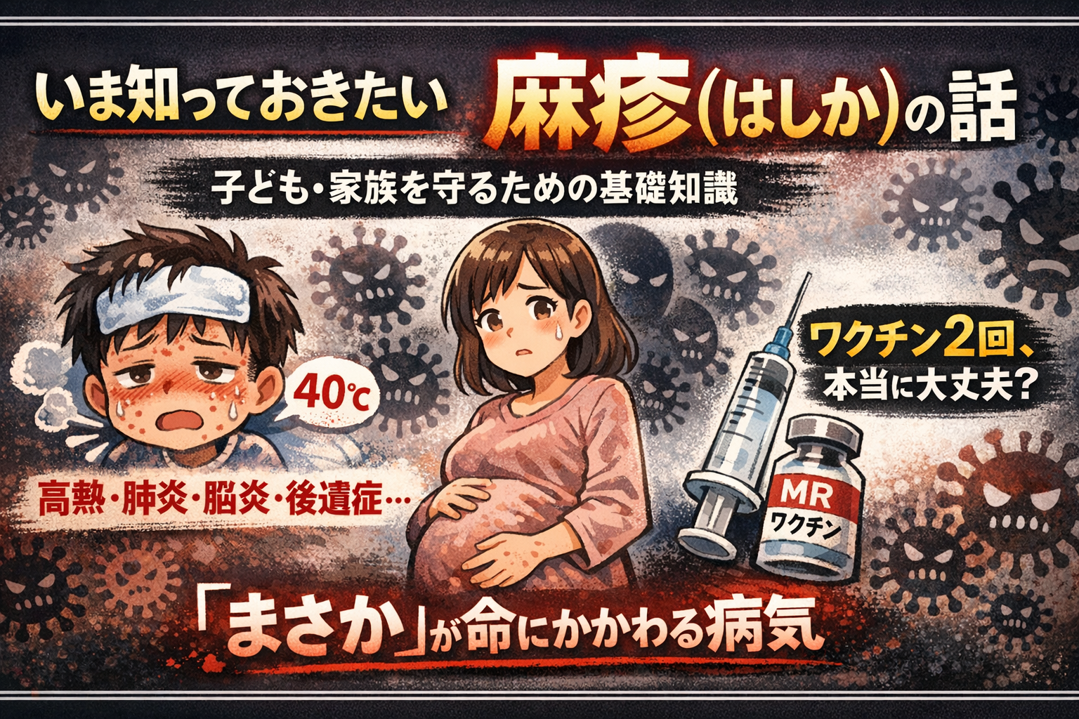 いま知っておきたい麻疹（はしか）の話― 子ども・家族を守るための基礎知識を小児科専門医が解説